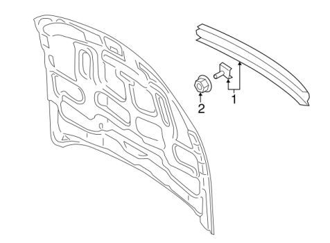 FR3Z16C630AB Ford (Hood Scoop - Shelby GT350/R)