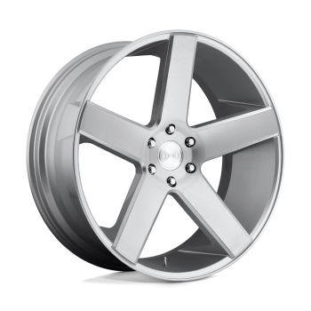 S218240077+31 Dub (Baller Wheel, 24x10.0 +30 Offset 6x139.7, Gloss Silver Brushed)