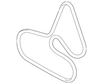 12593189 GM (BELT,W/PMP & A/C CMPR & P)