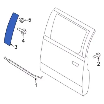 FL3Z1520554BD Ford (DOOR APPLIQUE)