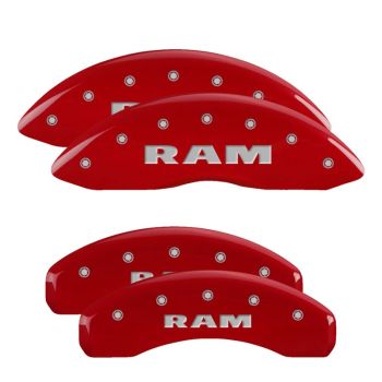 55005SRAMRD Mgp Caliper Covers (Copripinza in alluminio rosso logo RAM anteriori e posteriori)
