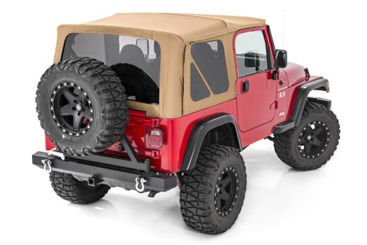 RC85350.70 Rough Country (SOFT TOP | REPLACEMENT | SPICE | HALF DOORS | JEEP WRANGLER TJ (97-06))