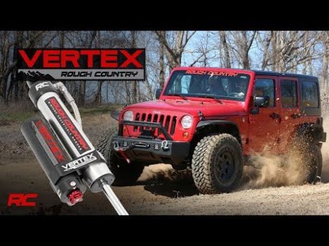 689008 Rough Country (VERTEX 2.5 ADJ FRONT SHOCKS | 2-3