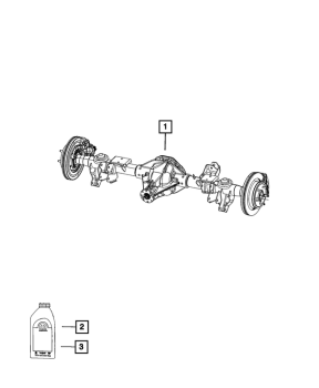 68272092AK Mopar (REAR COMPLETE AXLE ASSEMBLY)