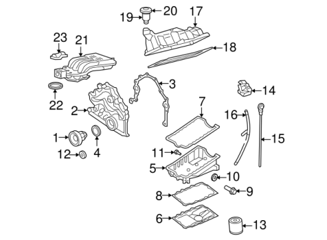 F5TZ6701A Ford (CRANKSHAFT SEAL)