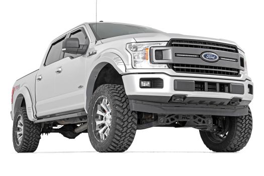 F-F318201-YZ Rough Country (FENDER FLARES | SF1 | YZ OXFORD WHITE | FORD F-150 2WD/4WD (2018-2020))