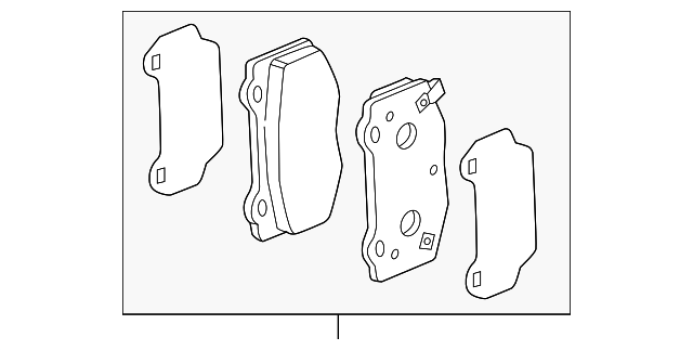 84732503 GM (DISC BRAKE PAD SET)