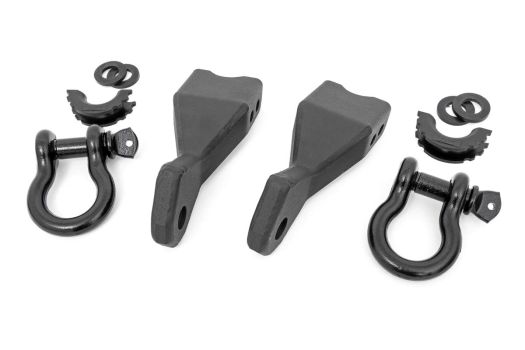 RS155 Rough Country (TOW HOOK BRACKETS | D-RING COMBO | CHEVY SILVERADO 1500 2WD/4WD (2019-2024))