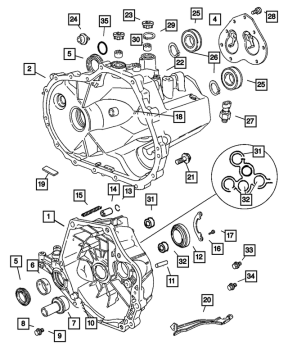 4761107 Mopar (WHEEL SEAL)