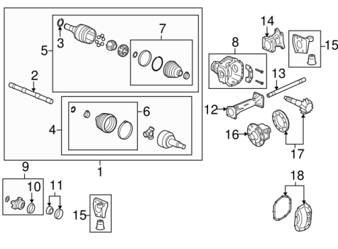 15856422 GM (BRACKET,FRT DIFF CARR)