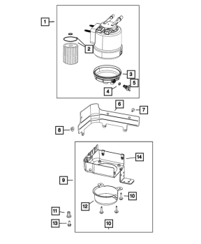 68436631AA Mopar (FUEL FILTER)