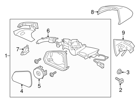 FR3Z13B374B Ford (Housing and Lens Assembly - Passenger Side (RH))