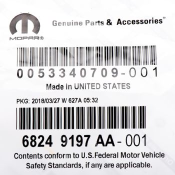 68378369AF Mopar (TIRE PRESSURE MONITORING SYSTEM (TPMS) SENSOR)