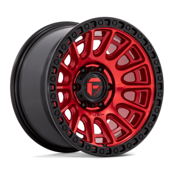 D83417907545 Fuel (Cerchio Fuel Cycle Rosso e nero 17X9 -12 Offset)