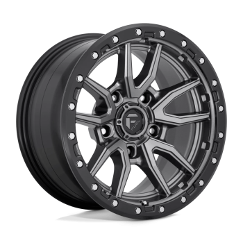 D68017907545 Fuel (Wheel Fuel D680 Rebel 17X9 5X127 -12 mm Matte Gun Metal Black Bead Ring)