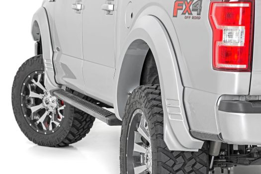 F-F318201-YZ Rough Country (FENDER FLARES | SF1 | YZ OXFORD WHITE | FORD F-150 2WD/4WD (2018-2020))