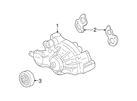12703898 GM (WATER PUMP)