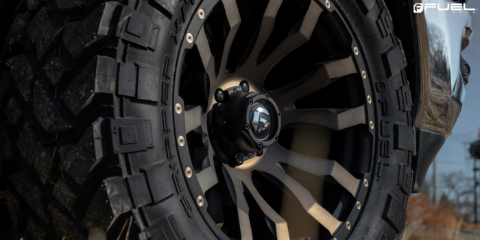 D67420908457 Fuel (Wheel Fuel D674 Blitz 20X9 6X139.7 20mm Matte Black Double Dark Tint)