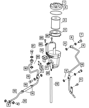68001914AB Mopar (FUEL FILTER)